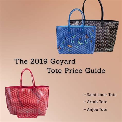 goyard prices usa|Goyard tote price guide.